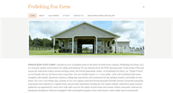 Desktop Screenshot of frolickingfoxfarm.com